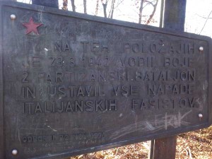 Na teh položajih je 23.3.1942 vodil boje 2. partizanski bataljon in ustavil vse napade italijanskih fašistov